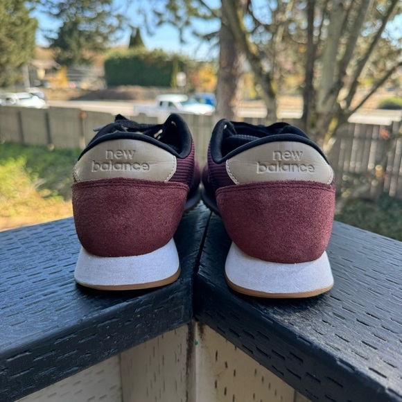 New Balance Men’s Burgandy Wine Suede 501 Shoes Size 8 - Picture 5 of 8